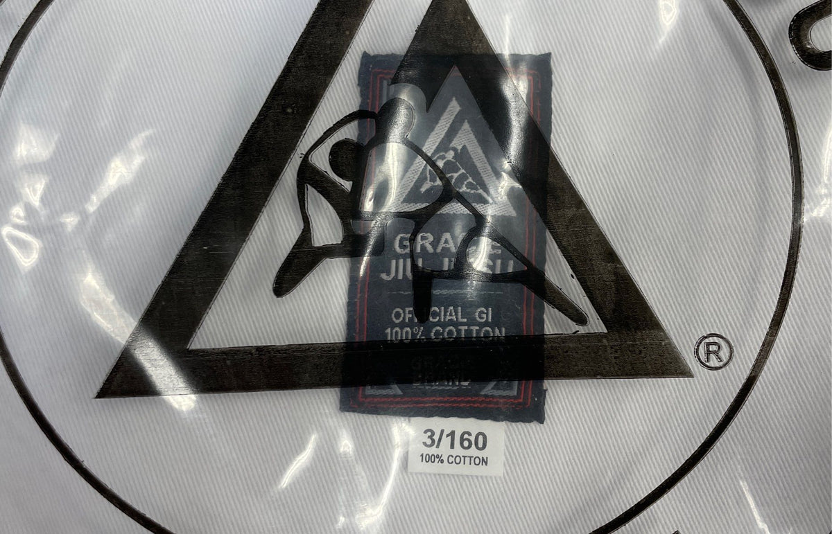 Gracie Jiu-Jitsu Official White Gi Pants & Belts Lot 2 Pairs 3 Belts Sz 3/160