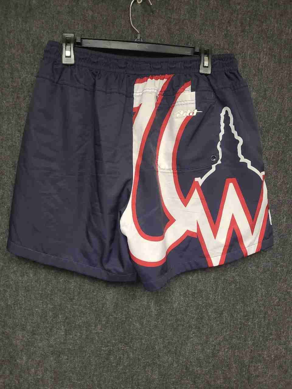 Pro Standard Men's MLB Washington Nationals Navy Luxury Athletic Shorts Sz L