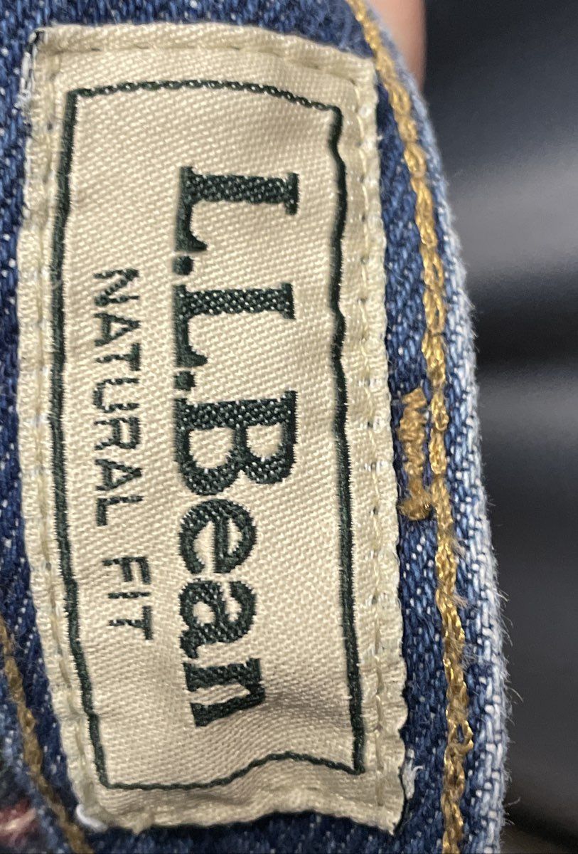 L.L. Bean Men's Blue Natural Fit Flannel Lined Denim Jeans Sz 36x34