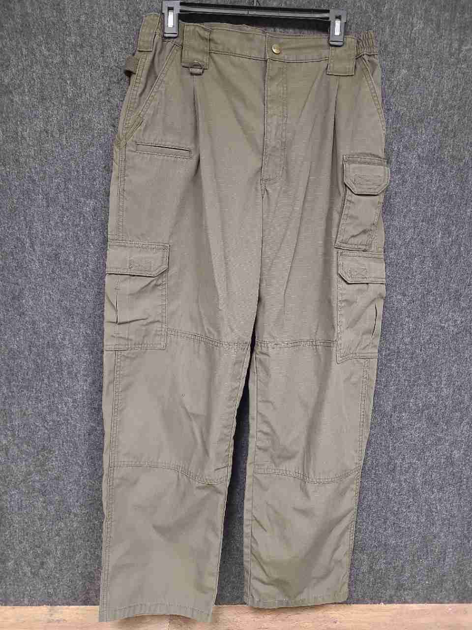 5.11 Tactical Men's Olive Green Ripstop Cargo Pants Sz 34x30