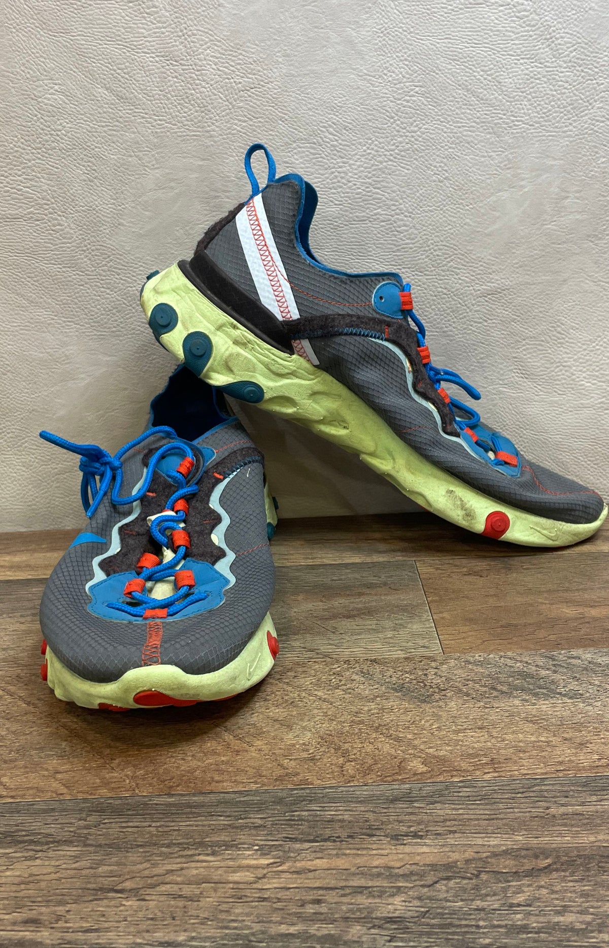 Nike React Element 55 Anthracite University Blue Size 11