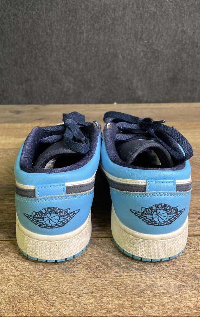 Nike Air Jordan 1 Low UNC University Blue Youth Sneakers Size 5Y