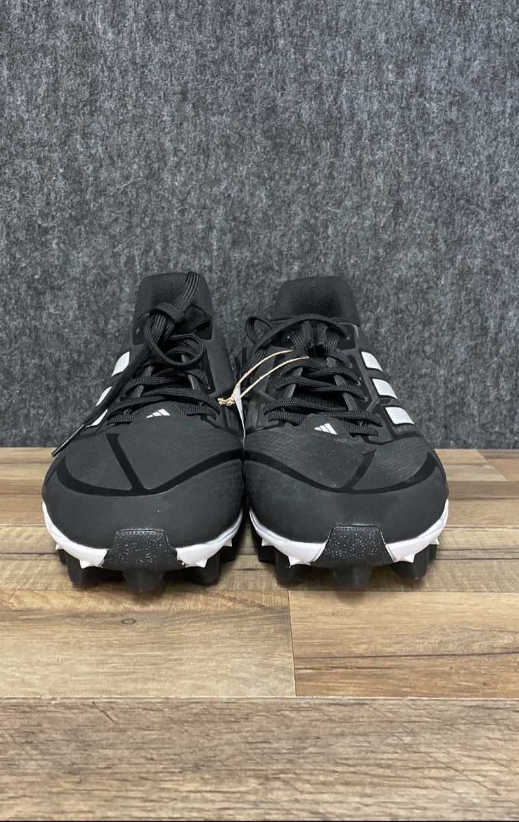 Adidas Icon 8 MD Black White Baseball Cleats Men's Size 14 NWT