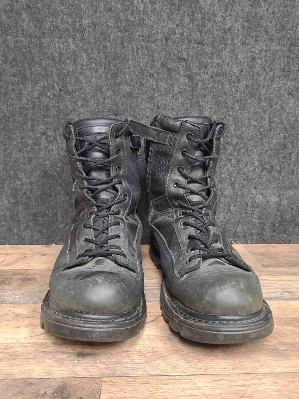 Thorogood Gen-flex2 8" Side Zip Tactical Boots Black Men's Size 12M