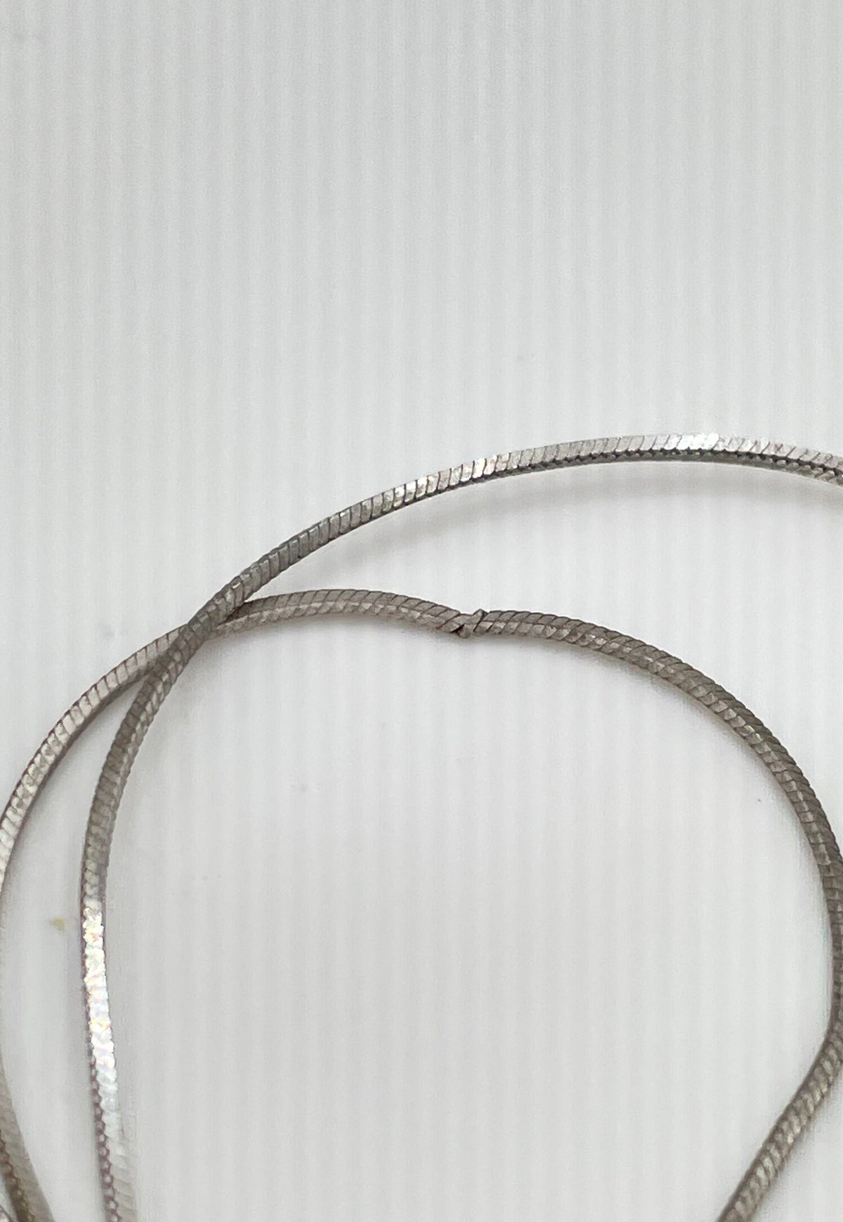 925 Sterling Silver Wampum & Abalone Shell Split Pendant Necklace 8.5g