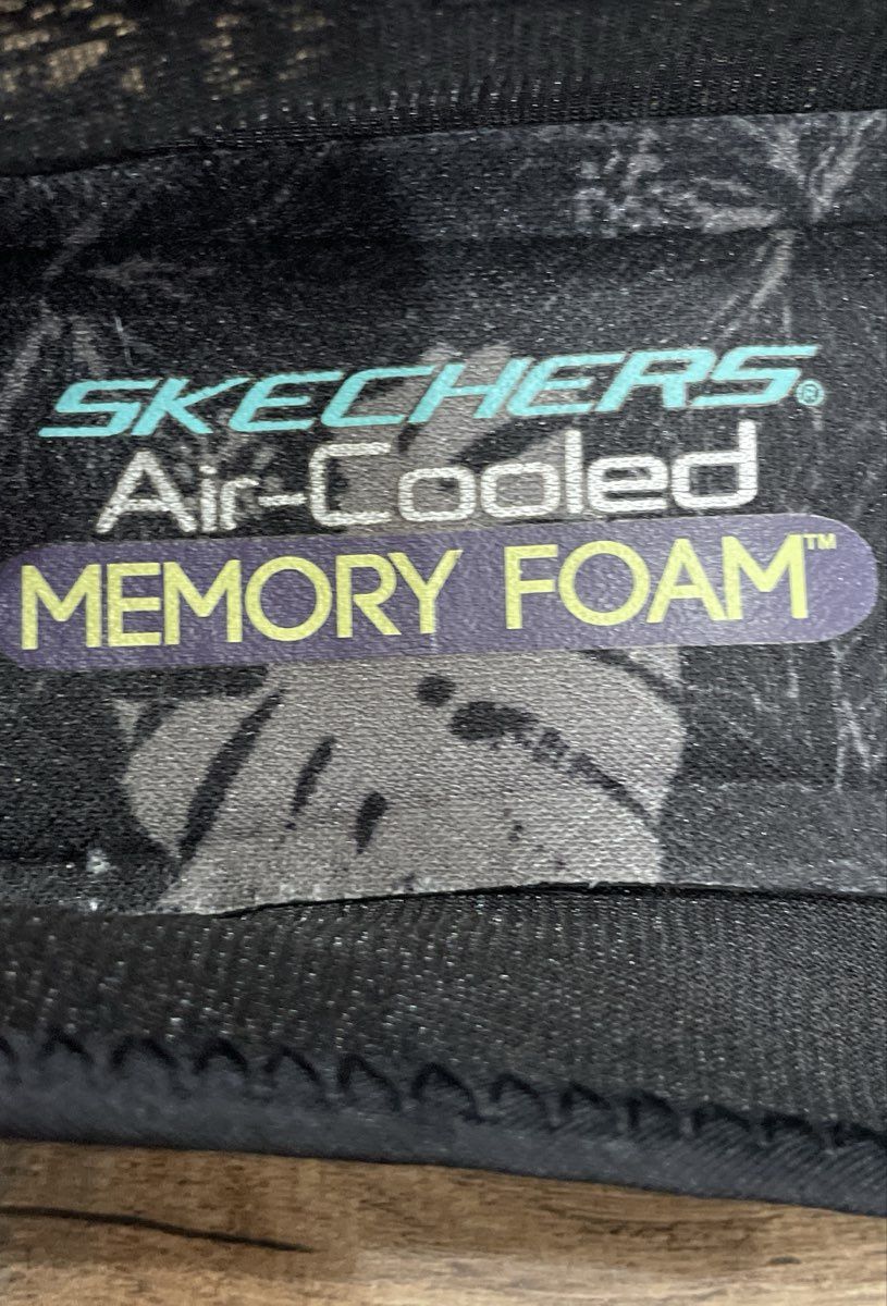 Skechers EZ Flex 3.0 Beautify Black Lace Slip-On Ballet Flats Women's Size 7.5