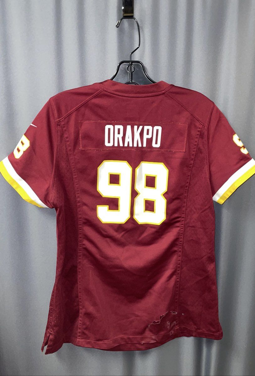 Nike NFL Washington Redskins Orakpo #98 Women's Jersey Burgundy Sz L