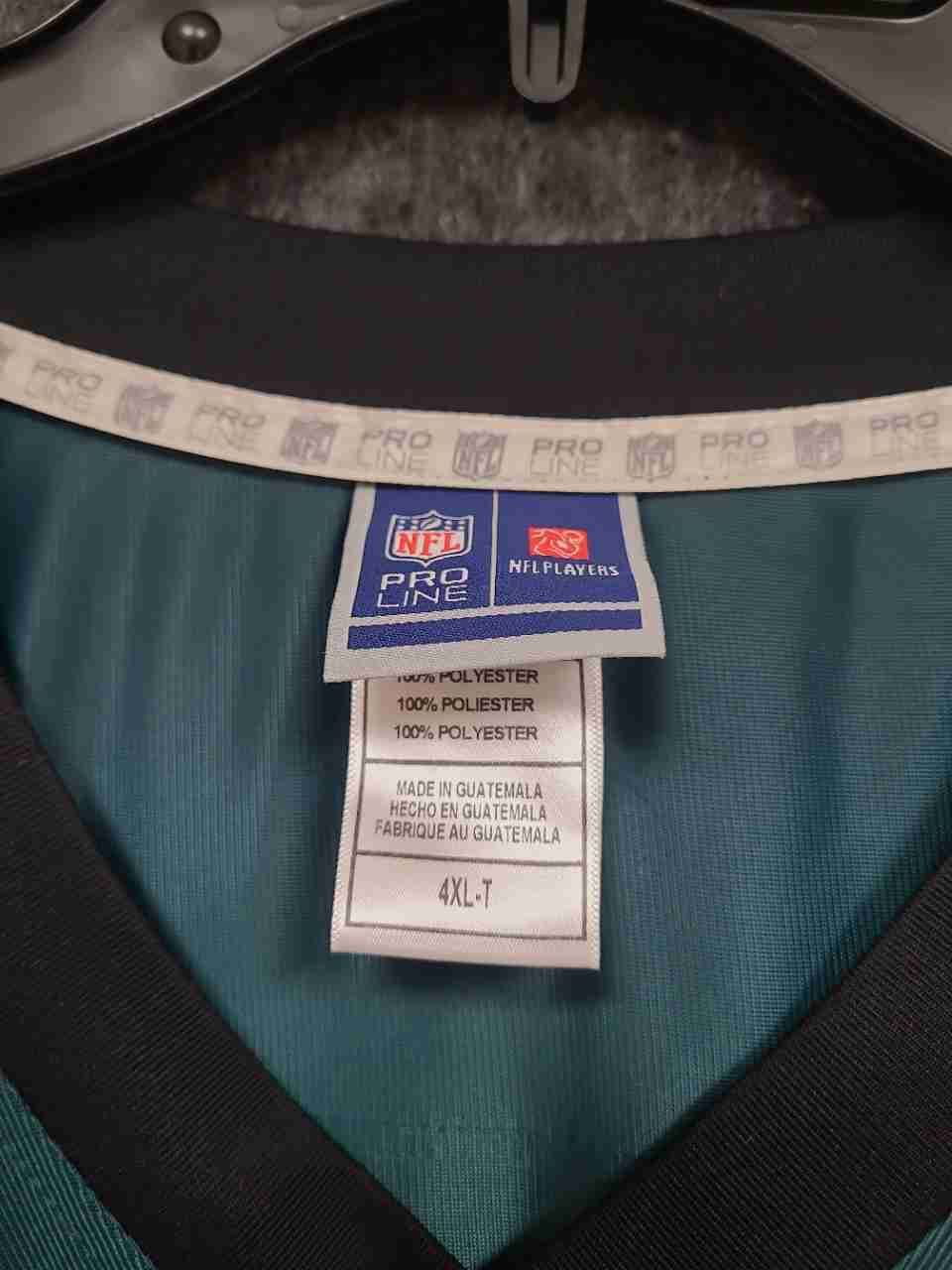 NFL Pro Line Philadelphia Eagles Carson Wentz 11 Jersey Midnight Green Sz 4XL-T