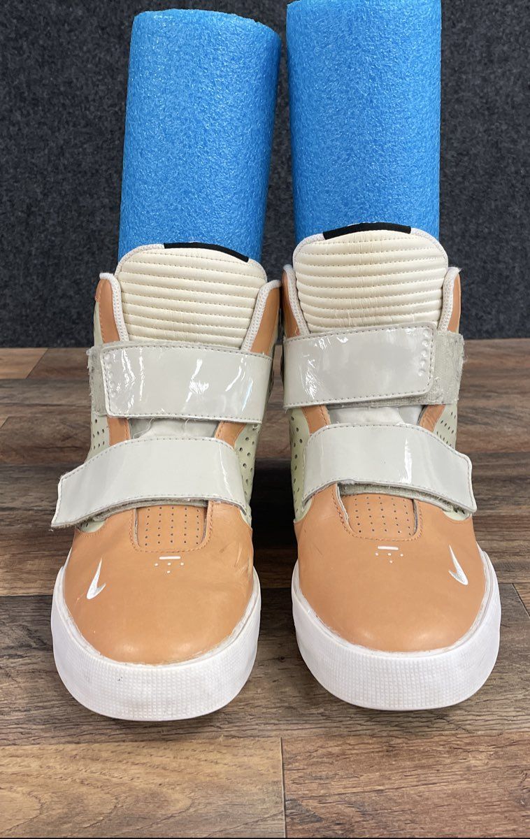 Nike Flystepper 2K3 Vachetta Tan Beige High Top Sneakers