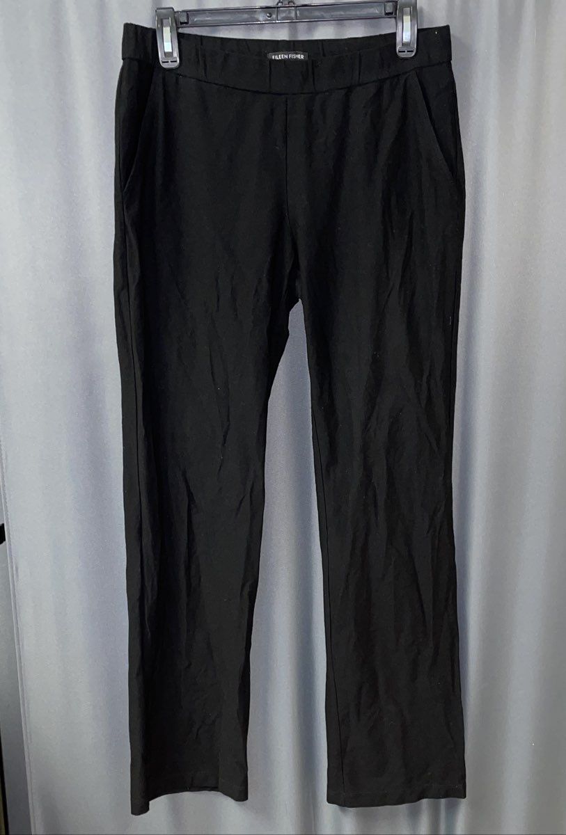 Women's Black Eileen Fisher Pants - Size S