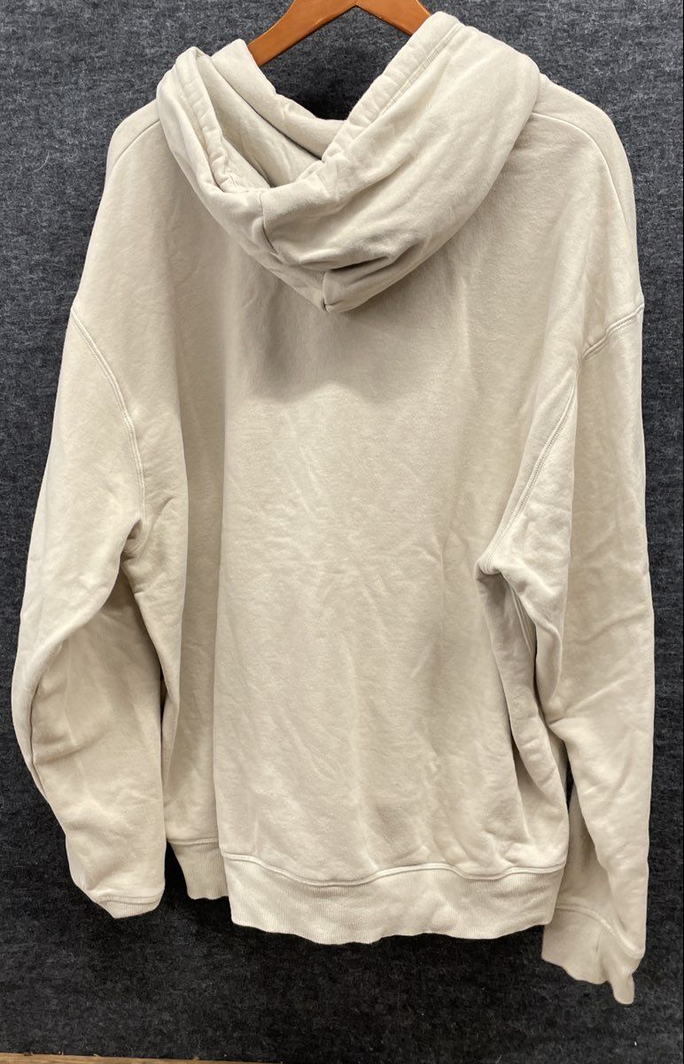 Champion Men's Cream Mountain Nature Graphic Pullover Hoodie Sweatshirt XL