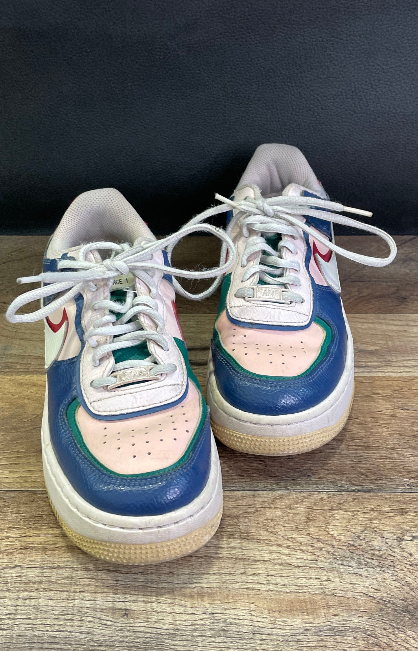 Nike Air Force 1 Shadow Mystic Navy Women's Sneakers Size 7.5 COA