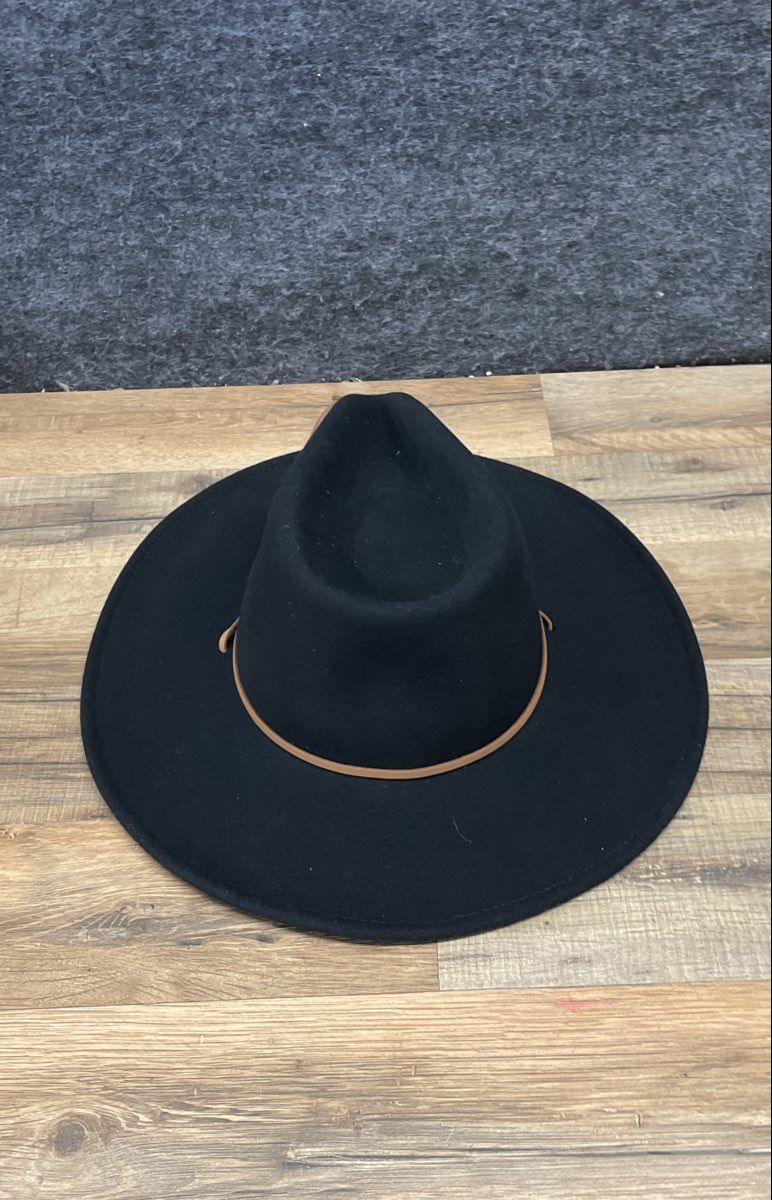 Bailey Men's Joe Eder Black LiteFelt Wool Packable Cowboy Hat Made in USA Sz S