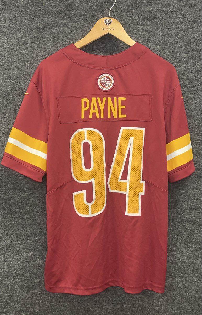 Nike Men's Washington Commanders Daron Payne 94 Football Jersey Burgundy Sz L