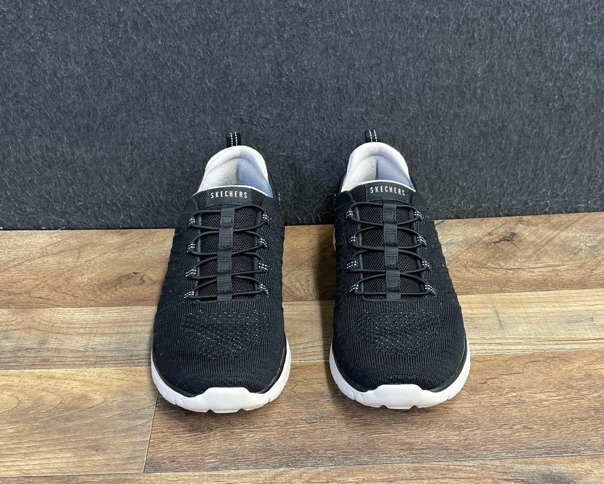 Skechers Bobs Sport B Flex Visionary Quest Black Women's Sneakers Size 10