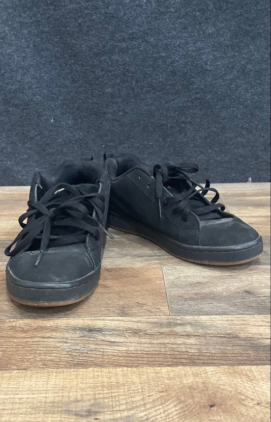 DC Shoes Court Graffik SE Black Camo Skateboard Sneakers Men's Size 10.5