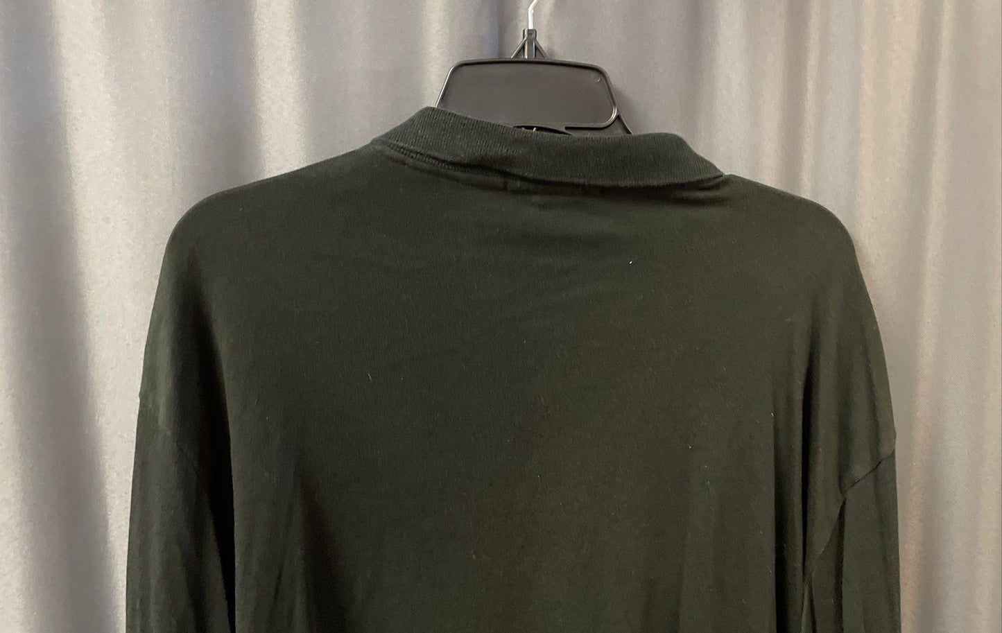 Vintage 90s Polo Ralph Lauren Men's Black Long Sleeve Jersey Polo Shirt Sz XXL