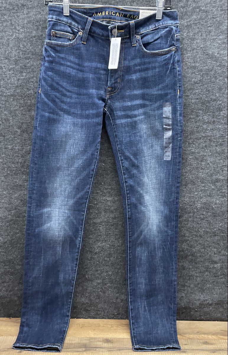 American Eagle Men's Next Level Flex Slim Jeans Medium Indigo Blue 30x34 NWT