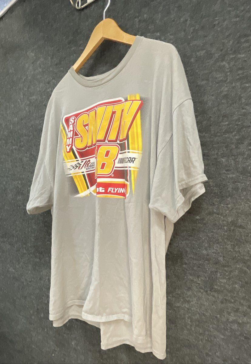 NASCAR T-Shirt Lot 2 Shirts Jeff Gordon 24 DuPont Sammy Smith 18 Joe Gibbs