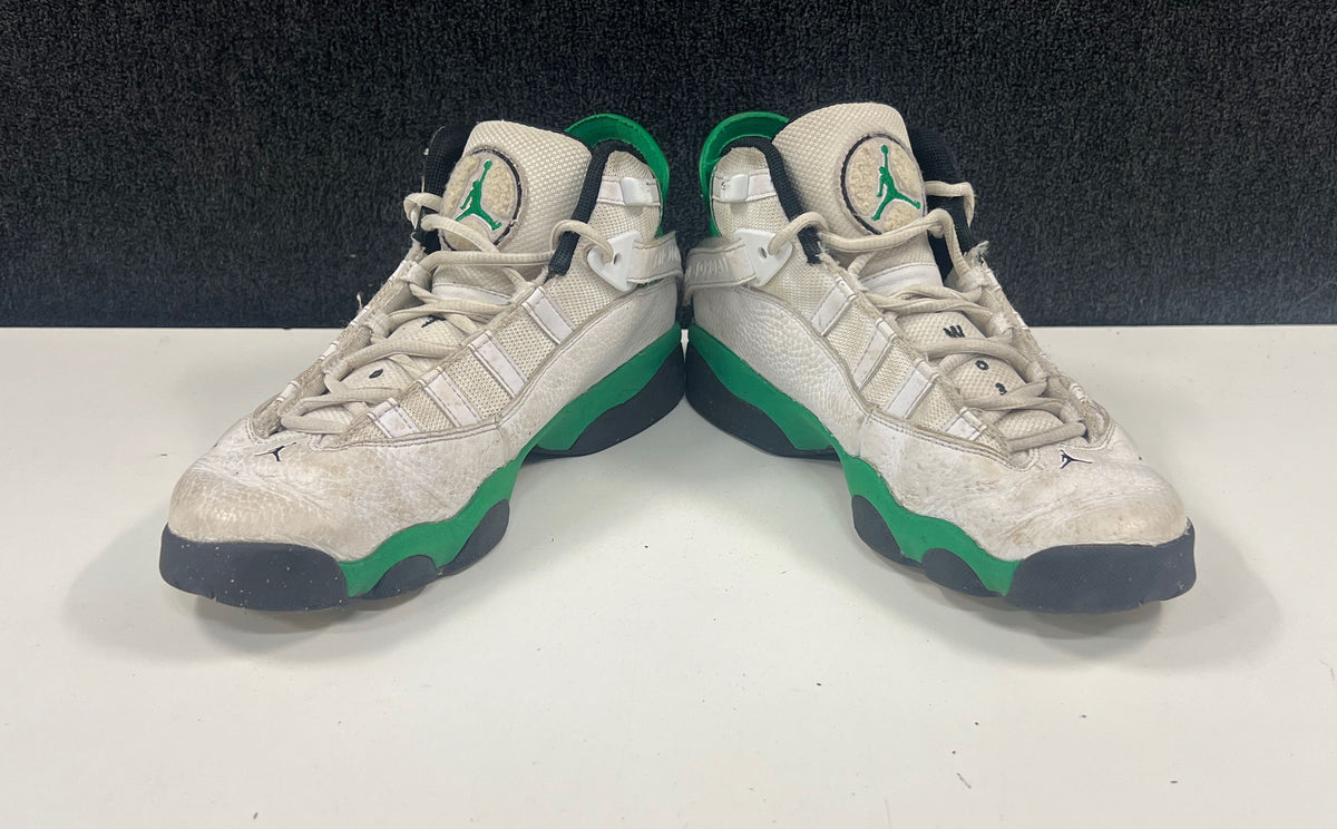 Air Jordan 6 Rings White Lucky Green Black Youth Size 5Y