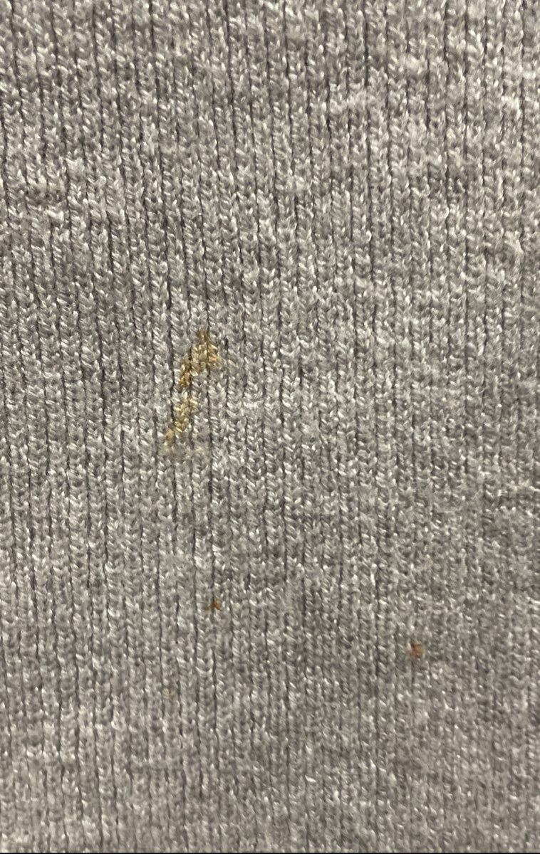Abercrombie & Fitch Women's Beige Crew Neck V-Stitch Ribbed Knit Sweater Sz S