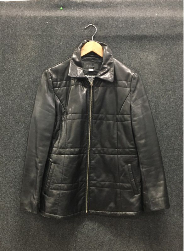 Z-Casey Women's Black Thinsulate Insulated Lambskin Leather Jacket Sz 88 XL