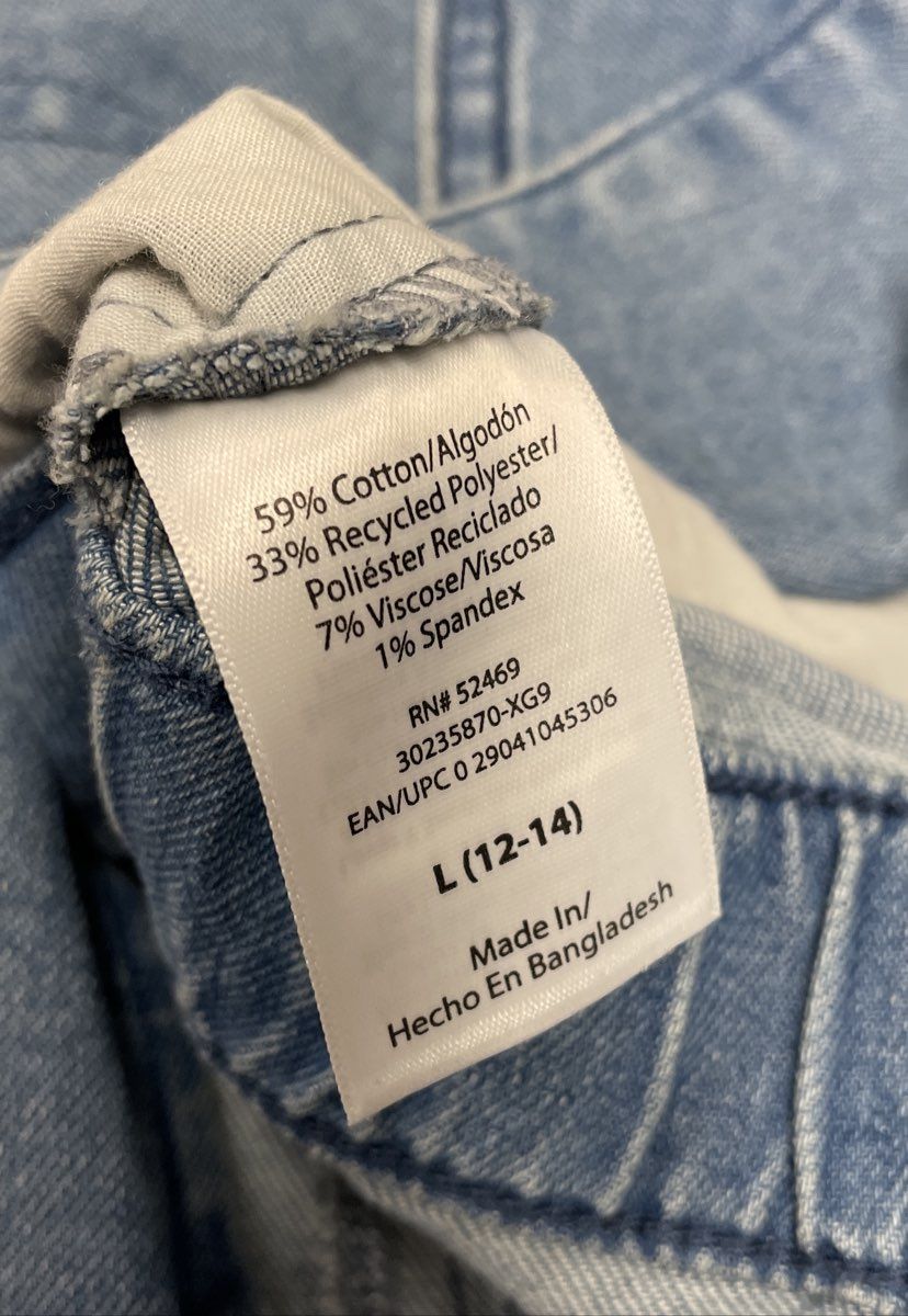 Sofia Jeans by Sofia Vergara Women's Light Wash Blue Denim Jumpsuit Tie Waist L