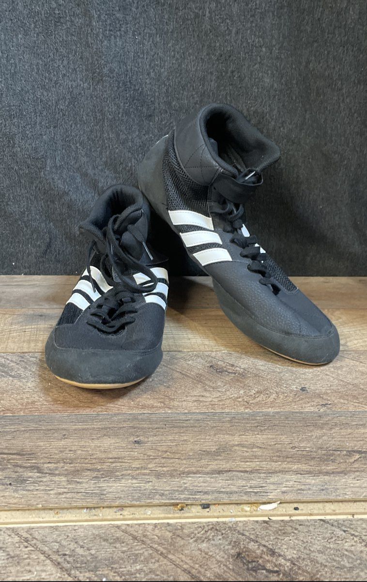 Adidas HVC 2 Black White Wrestling Shoes Size 13