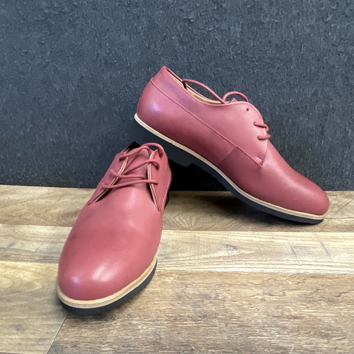 SoftWalk Willis Burgundy Dark Red Leather Lace Up Women's Oxford Shoes Size 8