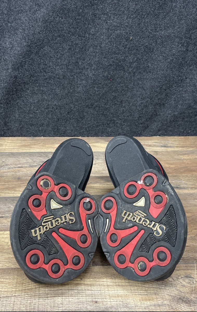 Strength Systems Plyometric Jump Training Shoes Black Red High Top