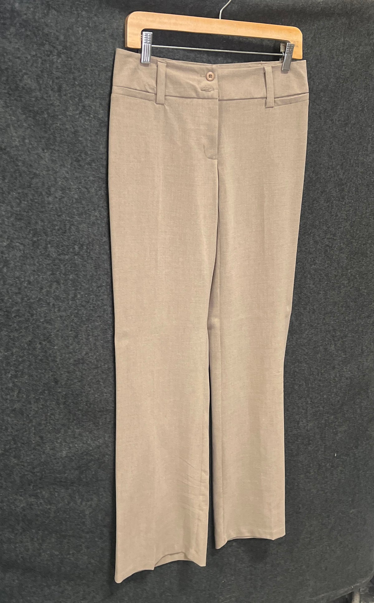 AB Studio Women's Tan Straight Leg Dress Pants Slacks NWT Sz 6
