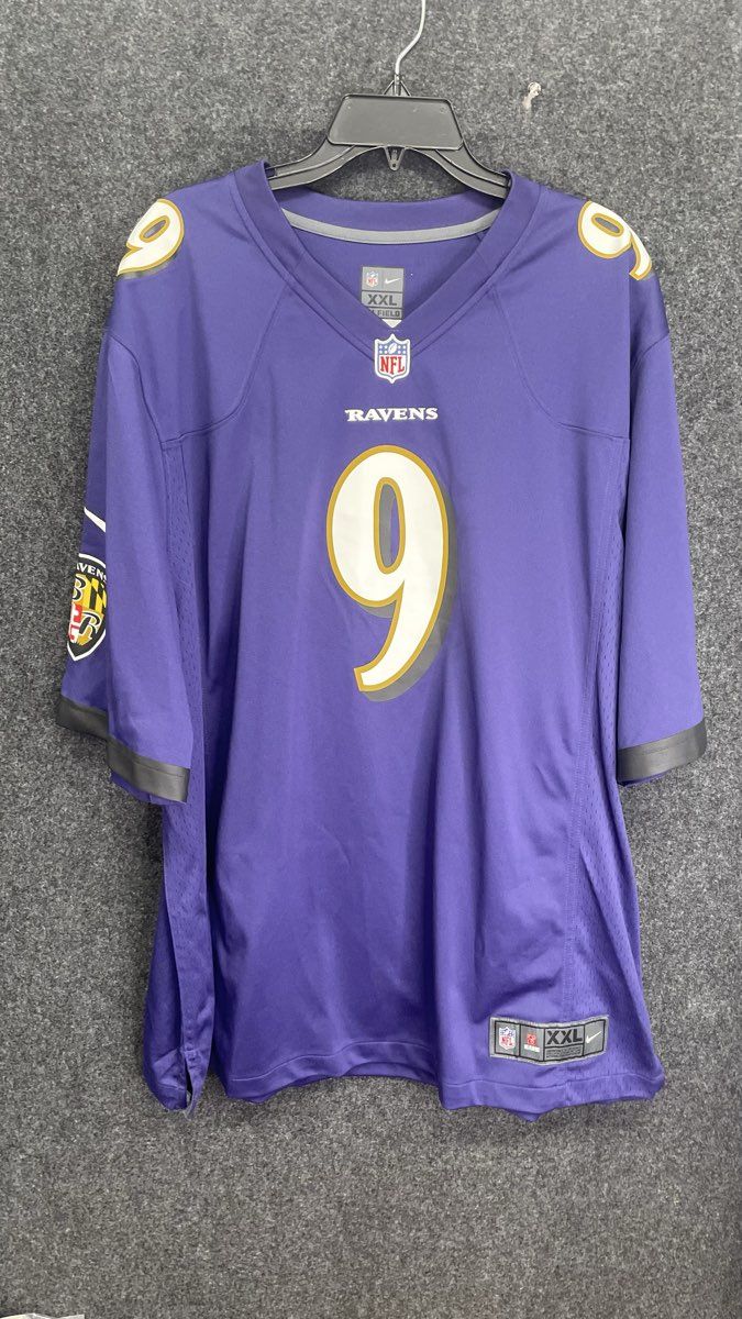 Nike Men's Baltimore Ravens Justin Tucker #9 Purple NFL On Field Jersey Sz XXL