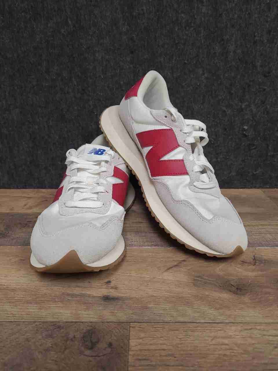 New Balance 237 White Red Gum Men's Lifestyle Sneakers MS237RG Size 11