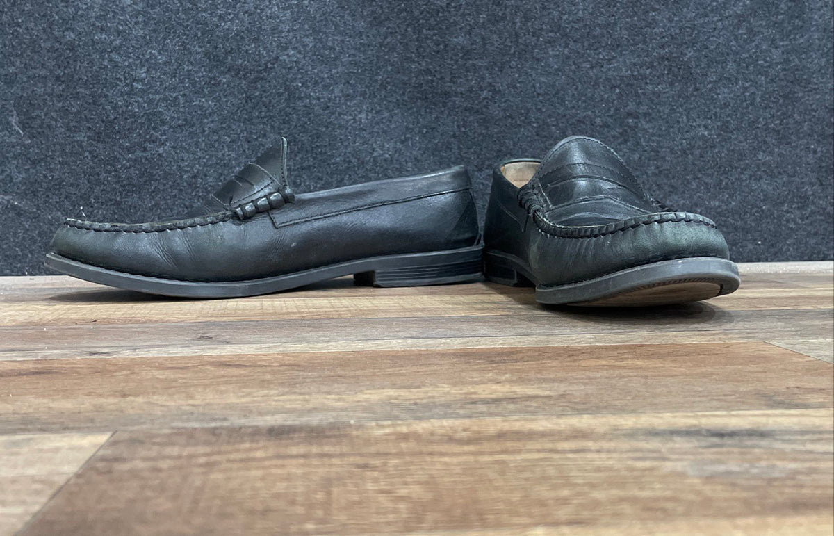 G.H. Bass & Co. Flex Step Black Leather Penny Loafer Men's Size 11.5 W