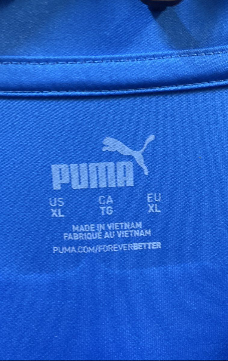 Puma Men's Annapolis Blues FC Blue Soccer Jersey DryCell NWT Sz XL