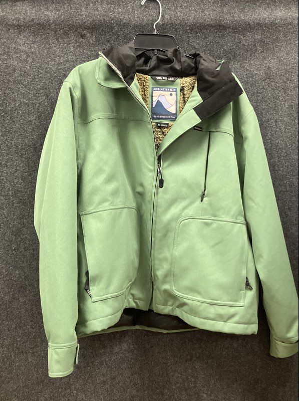 Airblaster Women's Chore Insulated Jacket Green Glacier Series 15K Sz XXL