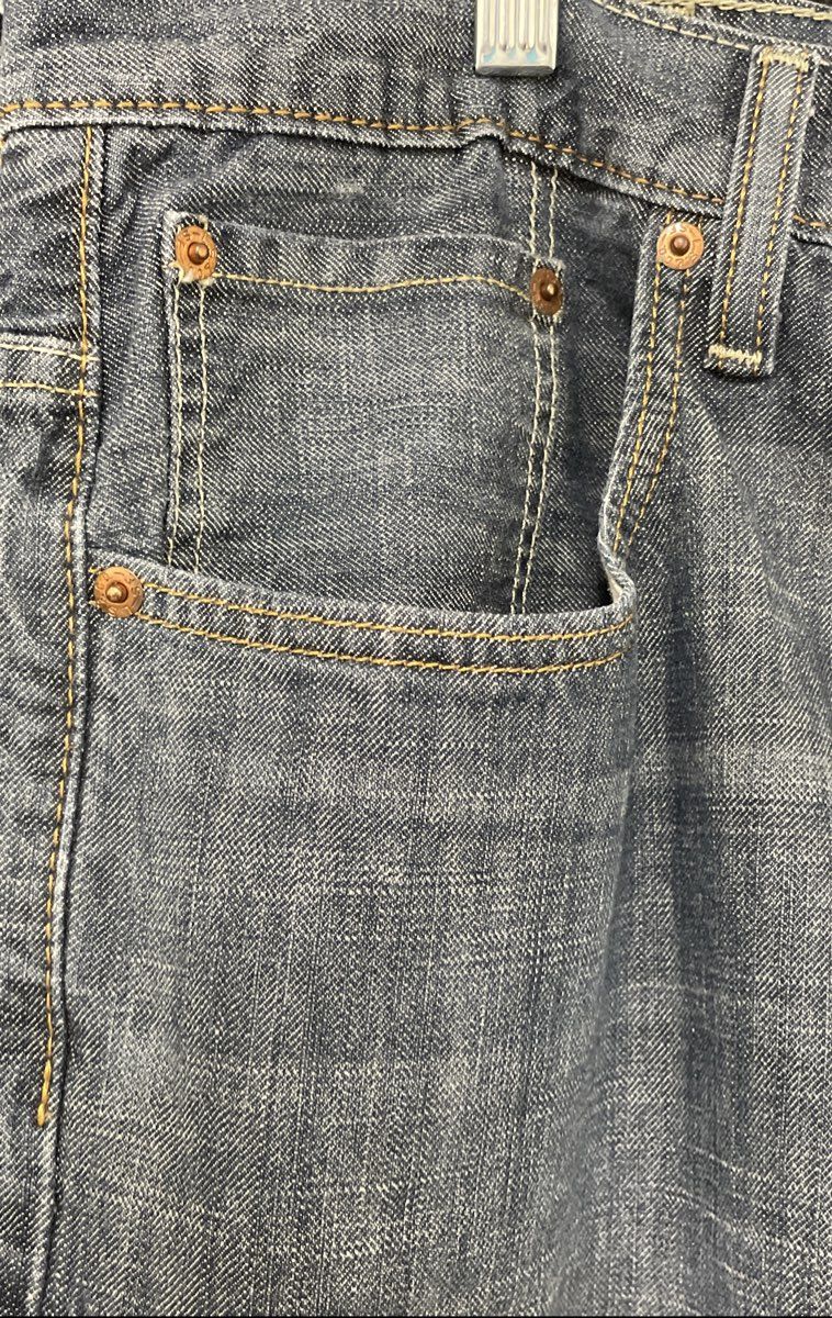 Levi's Men's 569 Loose Straight Jeans Blue Faded Denim Sz 38x30