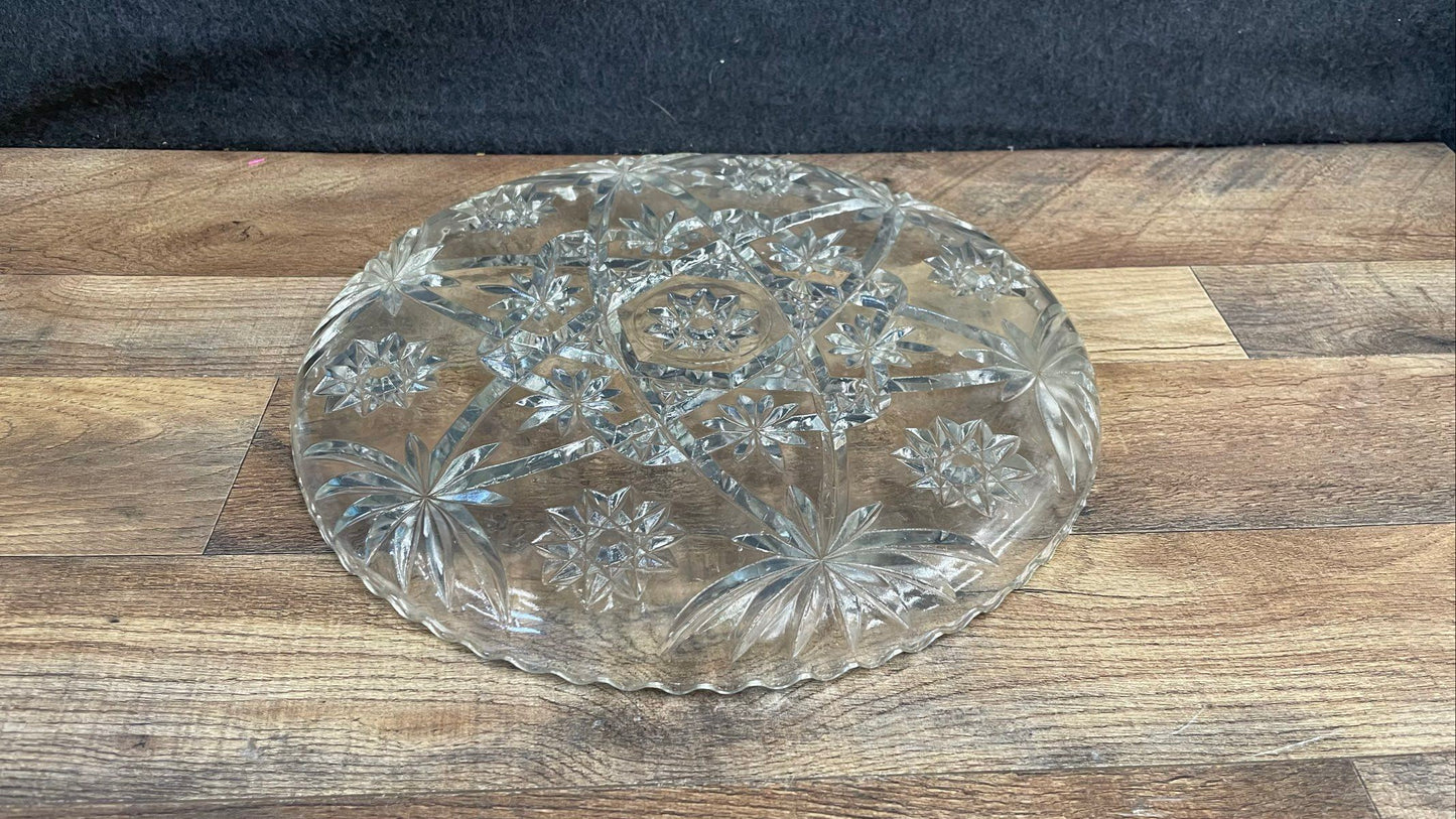 Vintage Style Anchor Hocking Early American Prescut "Star of Daivd"