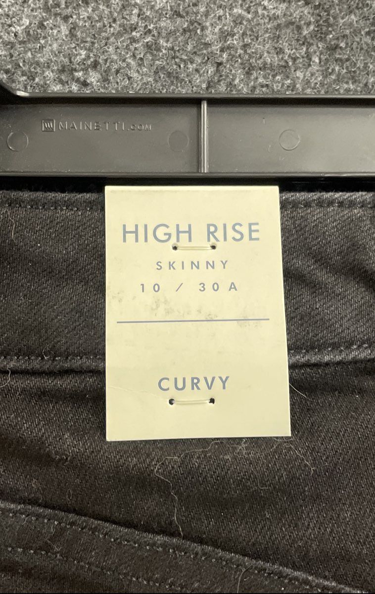 Lucky Brand Women's Black High Rise Skinny Curvy Jeans Size 10/30A NWT