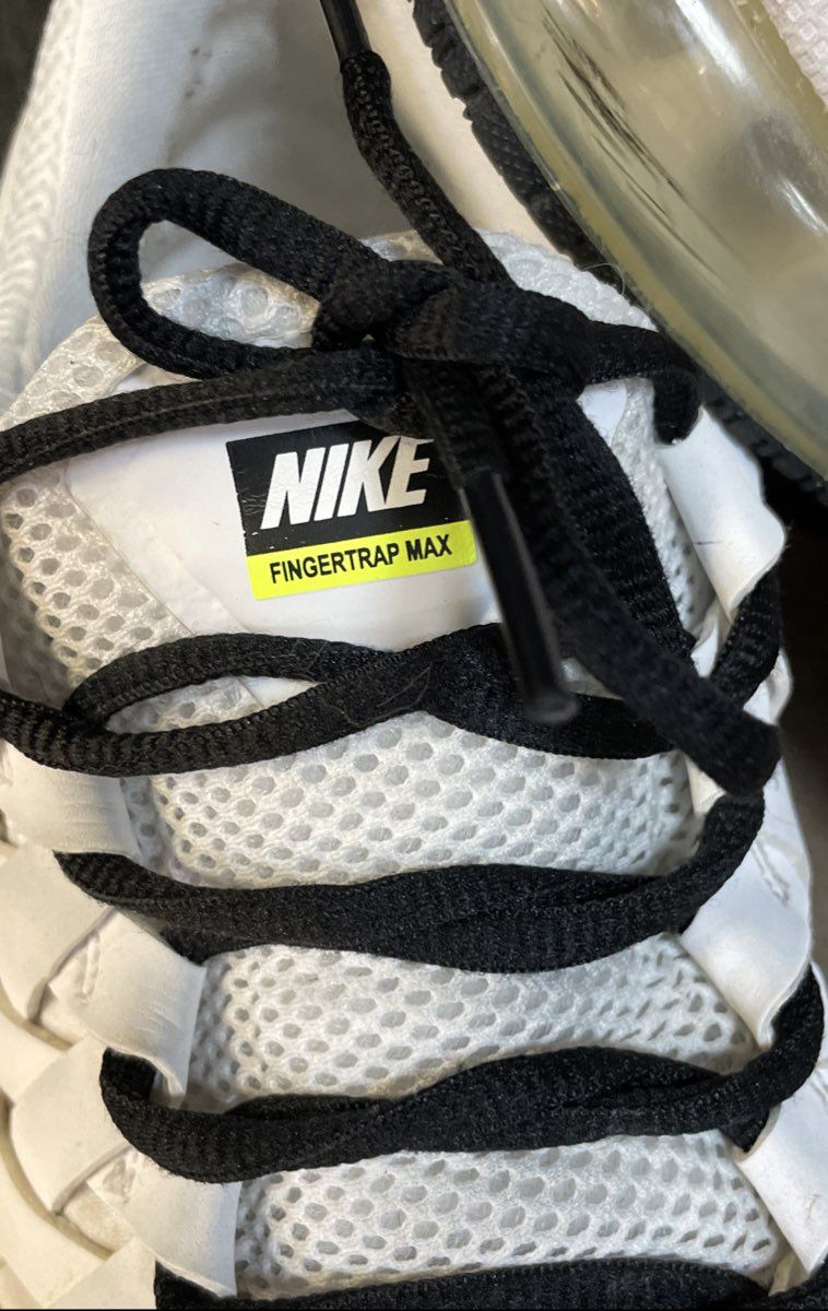 Nike Fingertrap Max White Black Men's Training Shoes Sneakers Size 9