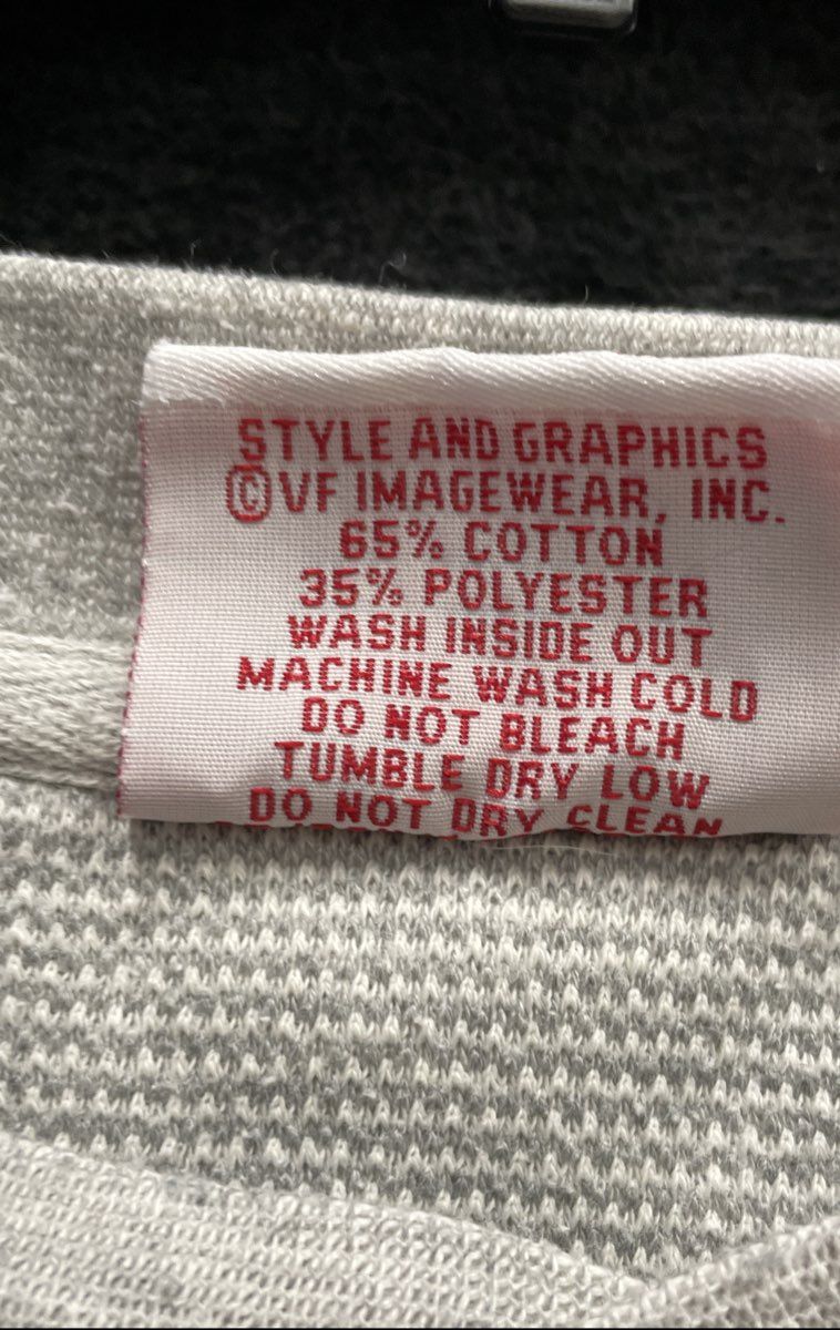 Vintage Y2K NFL Men's Washington Redskins Gray Waffle Knit Sweatshirt Sz XL