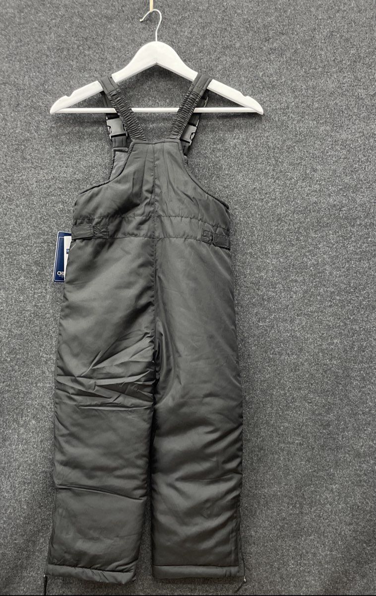 Cherokee Kids Black Insulated Snow Bib Puffer Ski Pants NWT Size 5/6