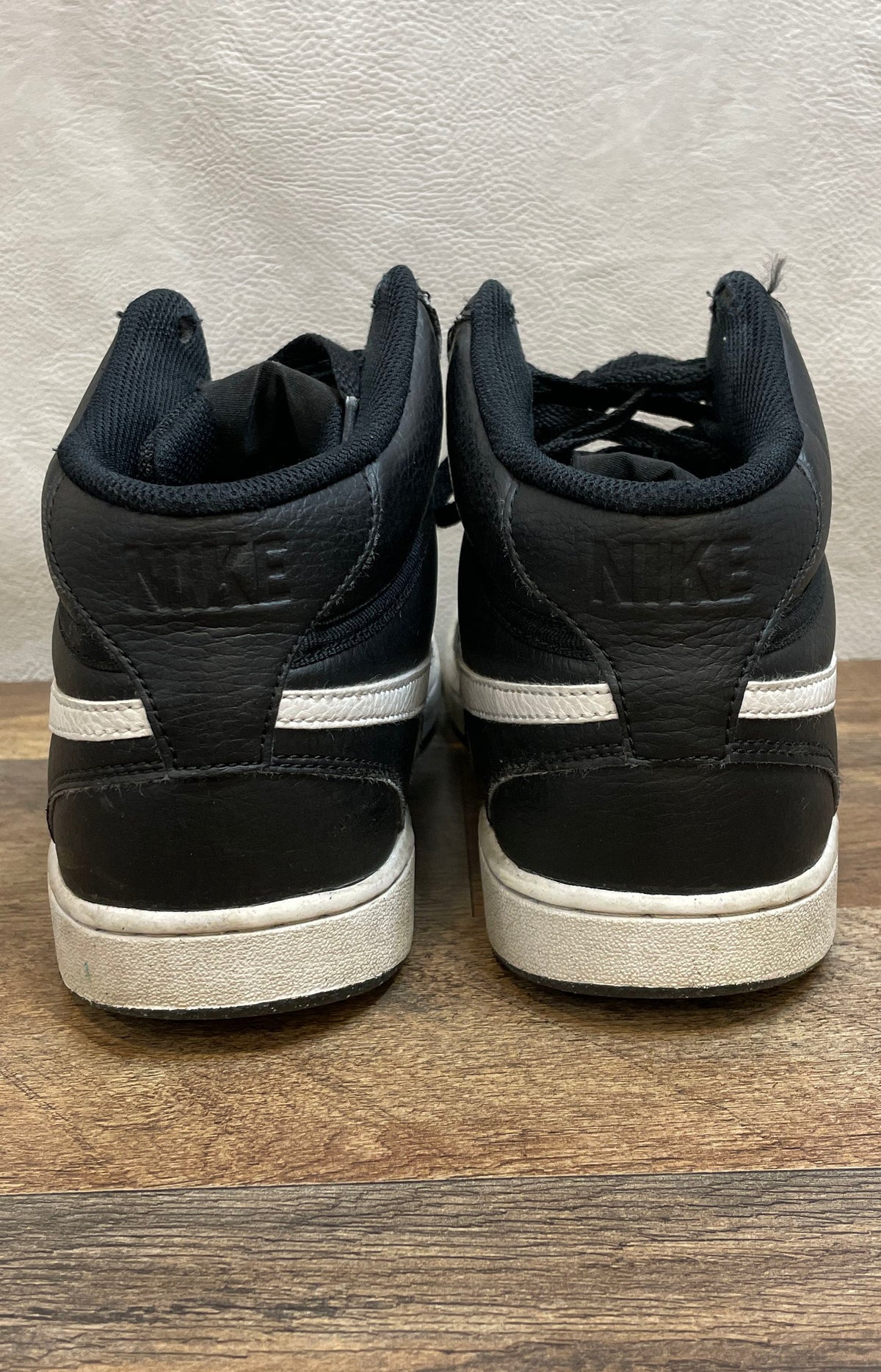 Nike Court Vision Mid Black White Men's Sneakers Size 10