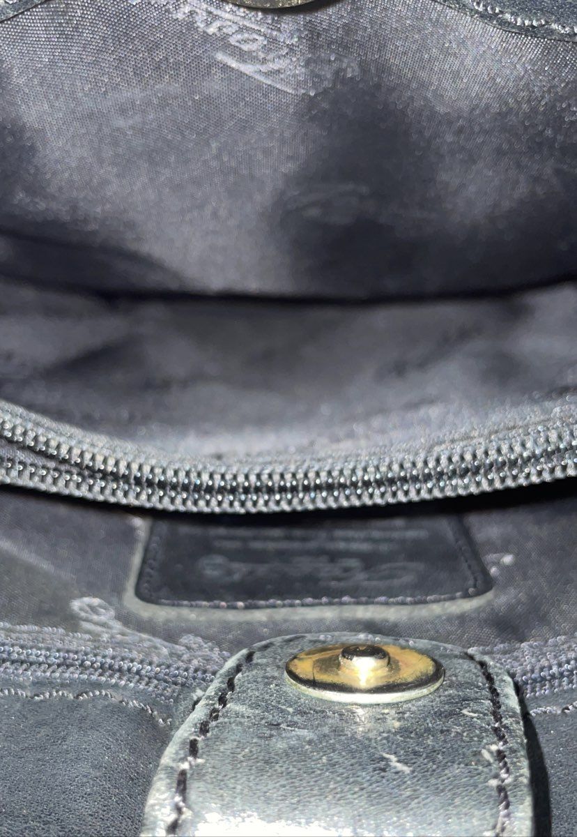 Fossil Black Pebbled Leather Crossbody Bag Vintage Travel Messenger Purse