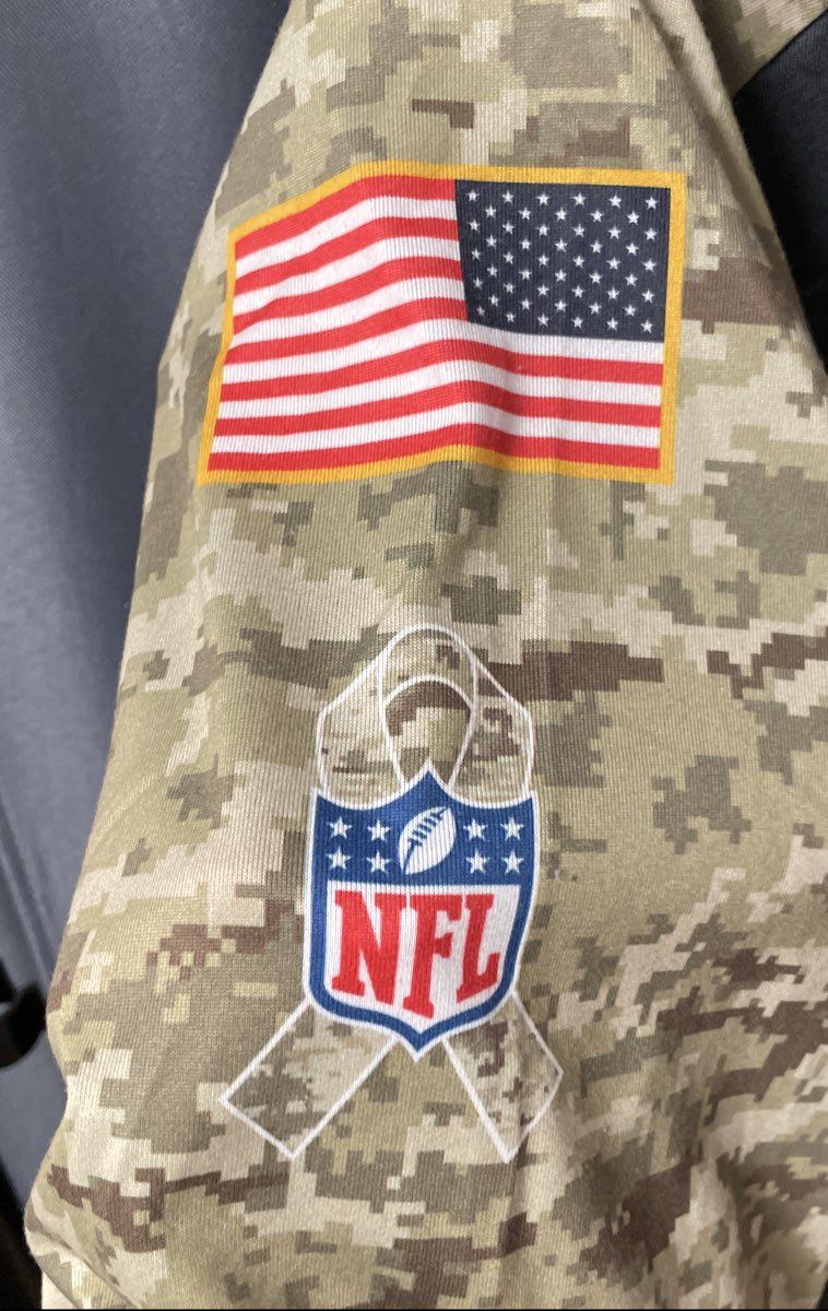 Nike Men's NFL New England Patriots Salute to Service Dri-Fit Tee Sz XXL