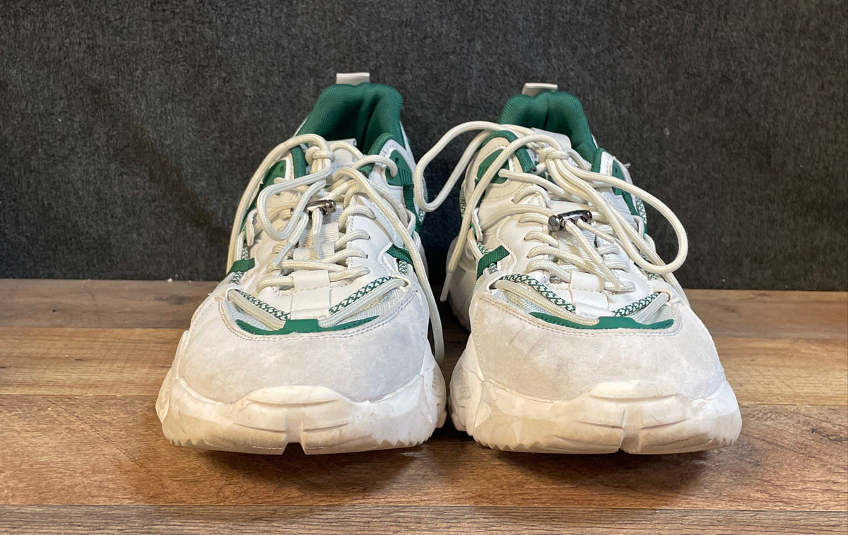 Mazino Oasis-031 White Green Chunky Streetwear Sneakers Size 12