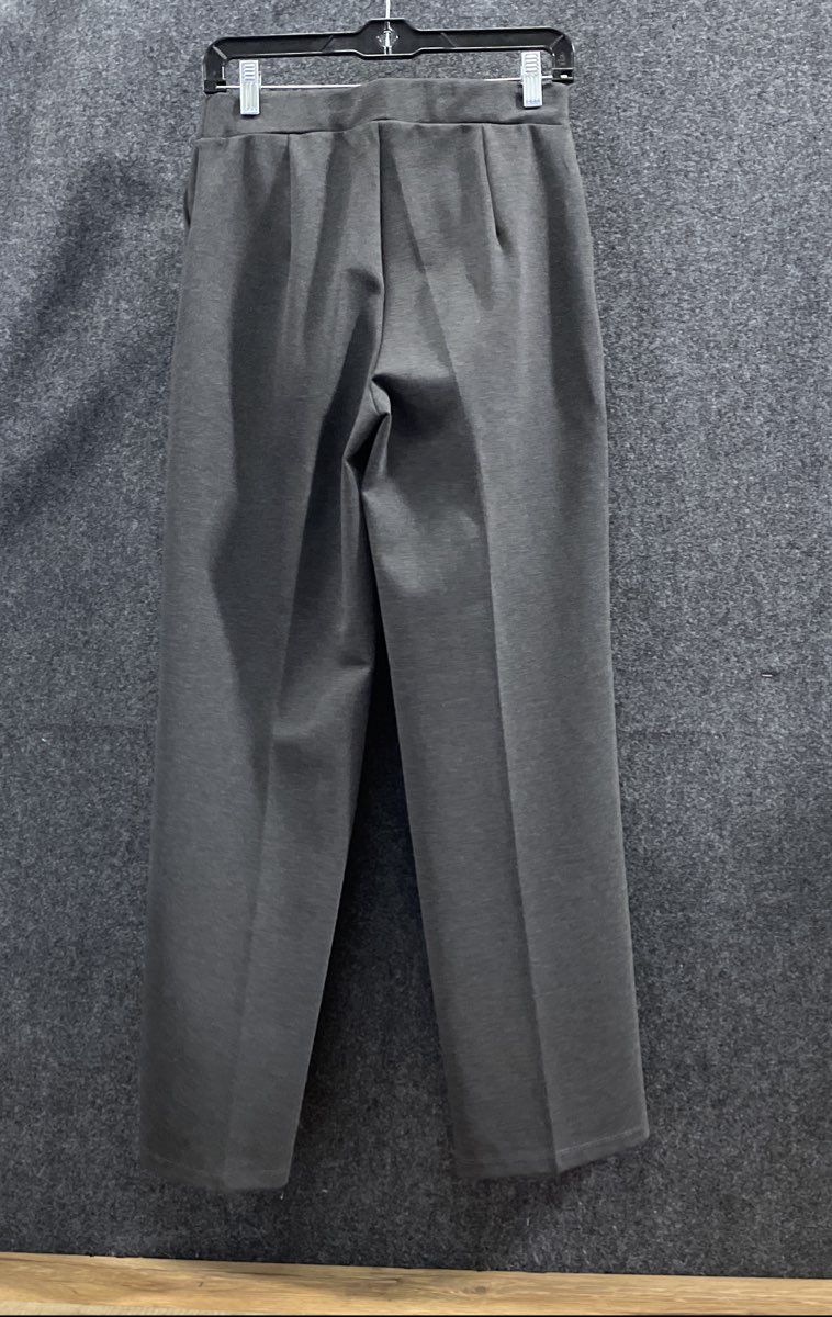 Picadilly Women's Charcoal Gray Straight Leg Stretch Pants Size S NWT