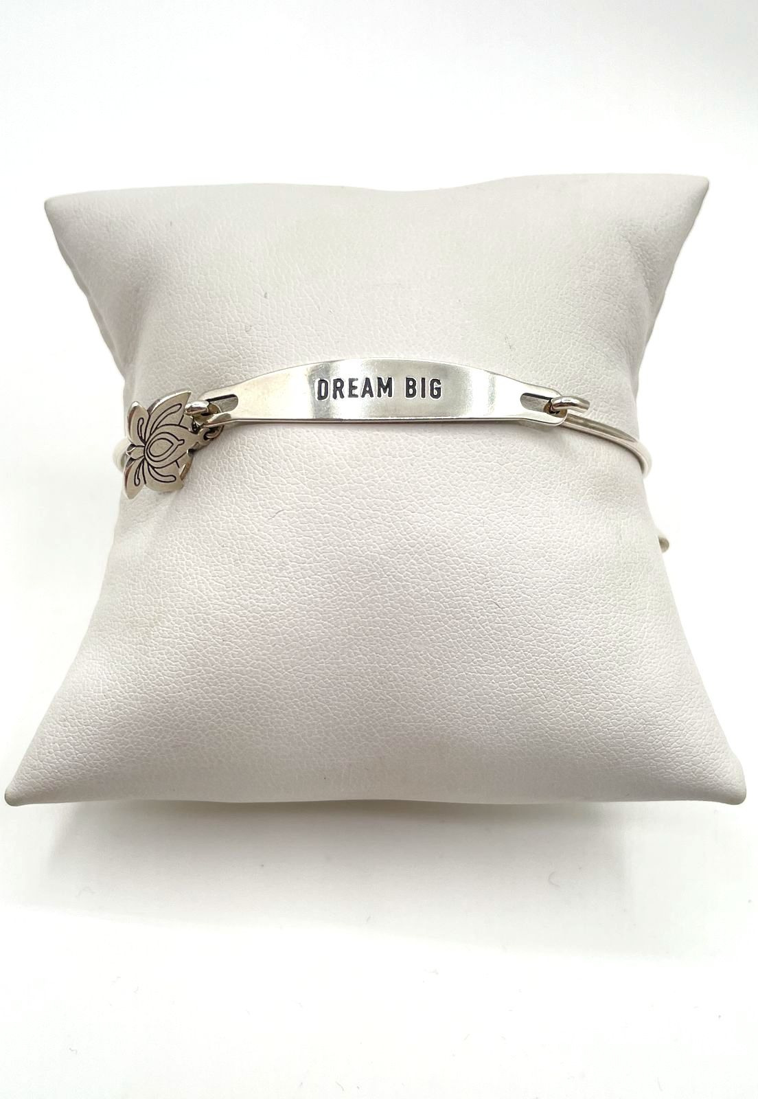 Chamilia 925 Sterling Silver 'Dream Big' ID Bangle Bracelet 6.1g