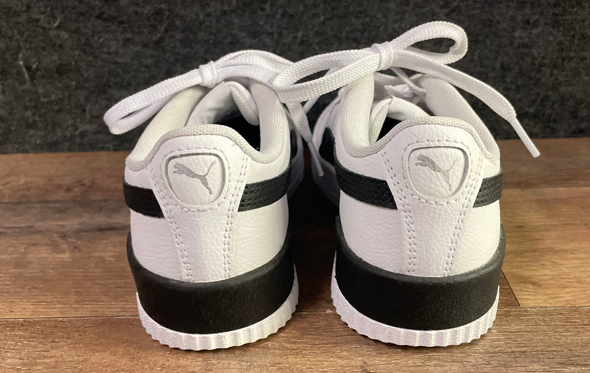 Puma Carina White Black Women's Platform Sneakers Size 6