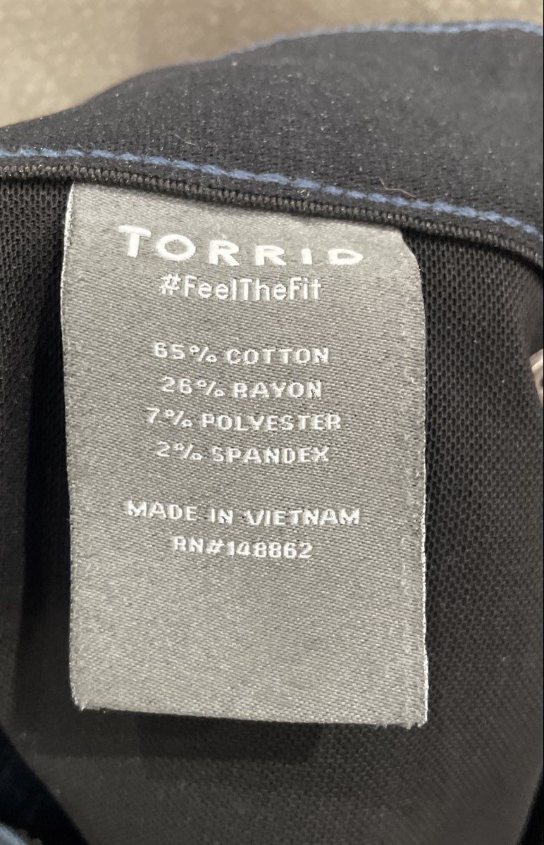 Torrid Women's Bombshell Skinny Navy Blue Premium Stretch Jeans Sz 18R